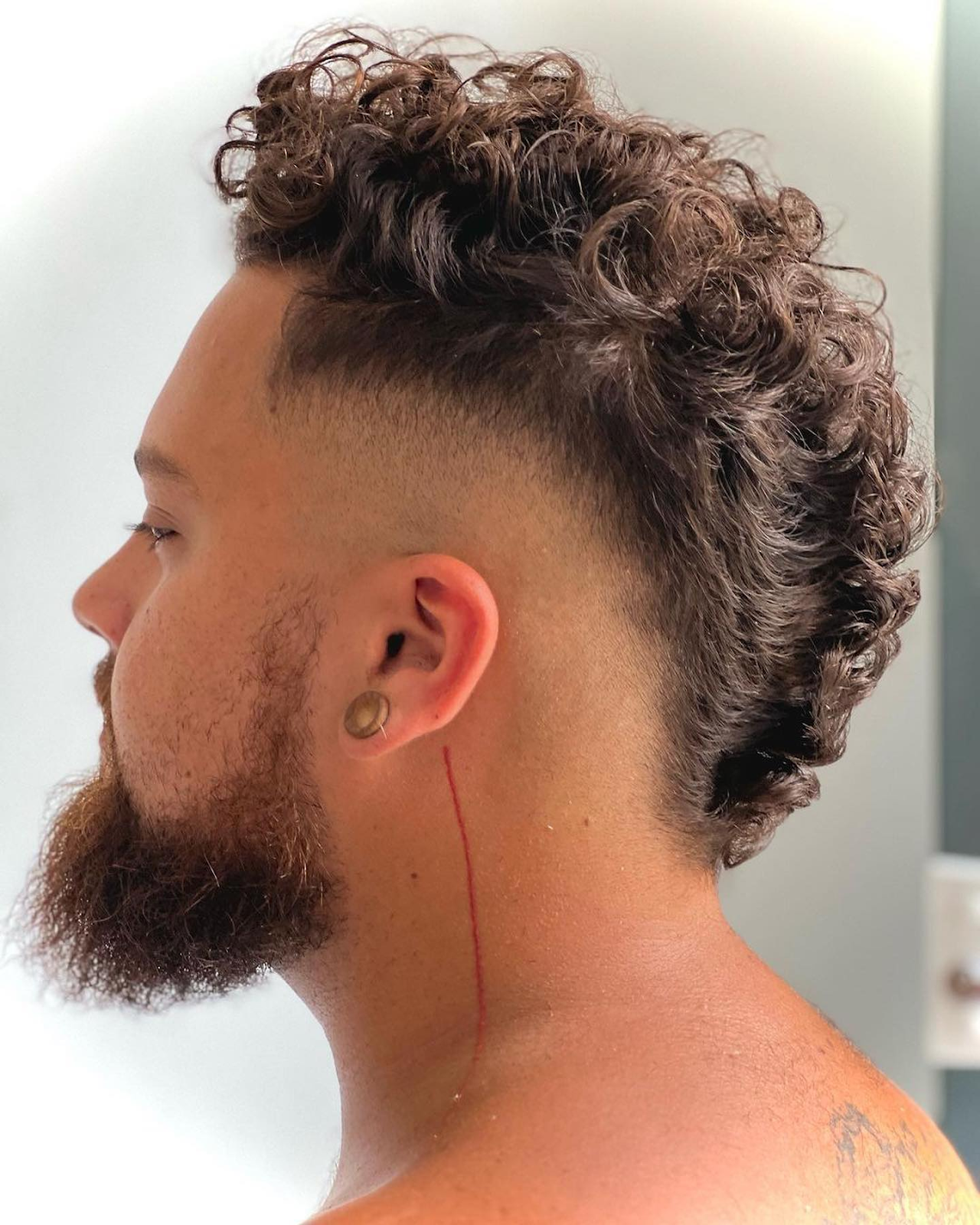 Mullet Mid Drop Fade