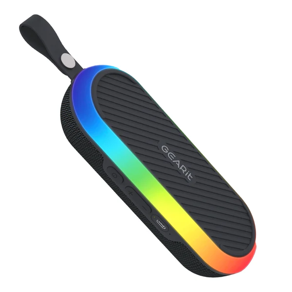 Best Bluetooth Speaker for Golf Cart: GEARit SoundBrick RGB Wireless Speaker