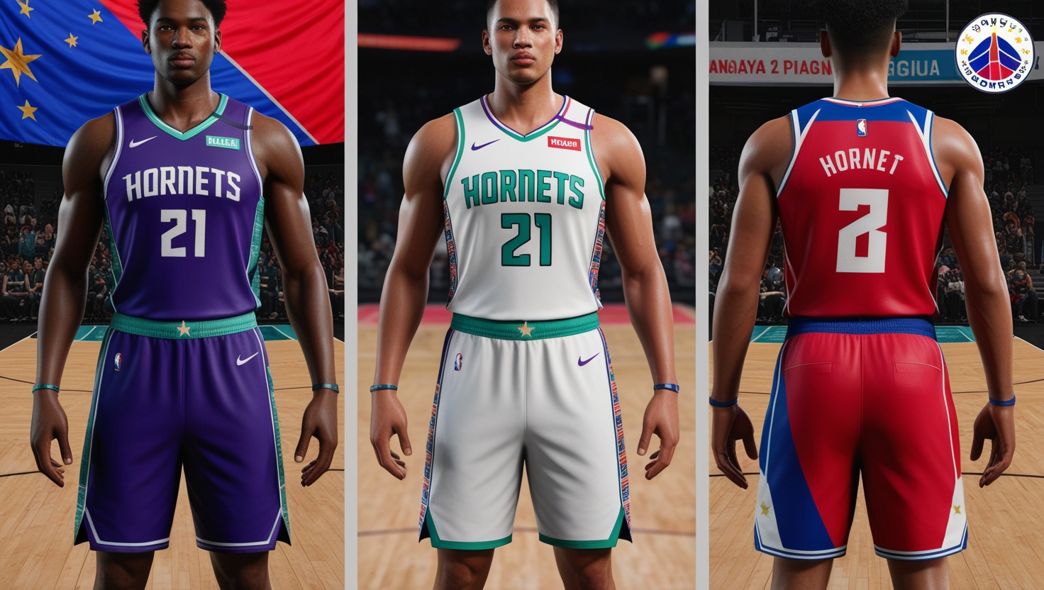 Pinoy21 Hornets Jersey NBA 2K19