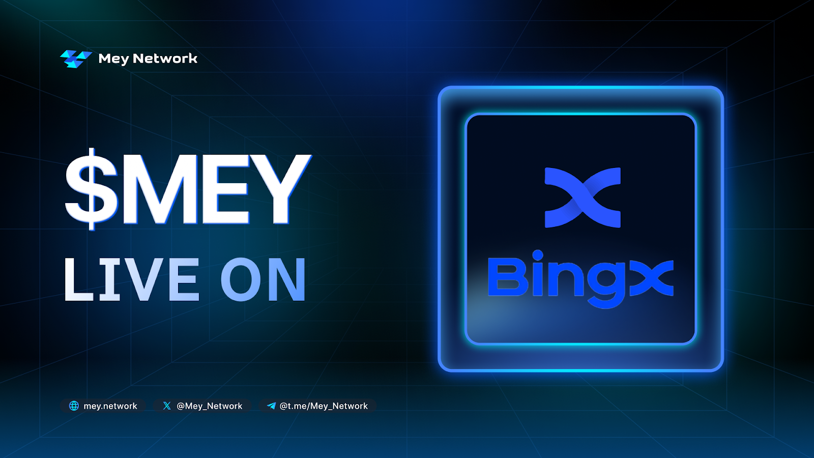 $MEY Token Officially Listed on BingX: Celebrating Remarkable Growth and a Promising Future