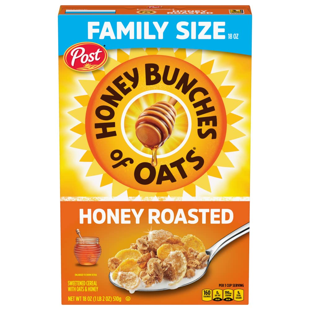 Post Honey Bunches of Oats Crunchy Honey Roasted Cereal