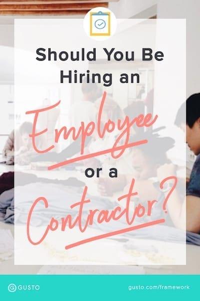 ¿Debería contratar a un empleado o a un contratista? Imagen de Pinterest