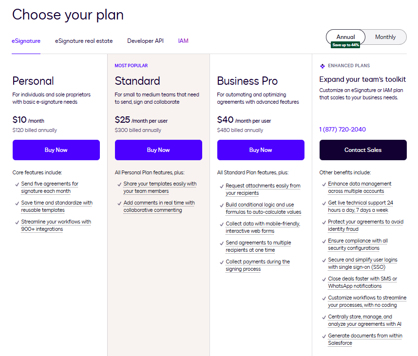 Docusign Pricing