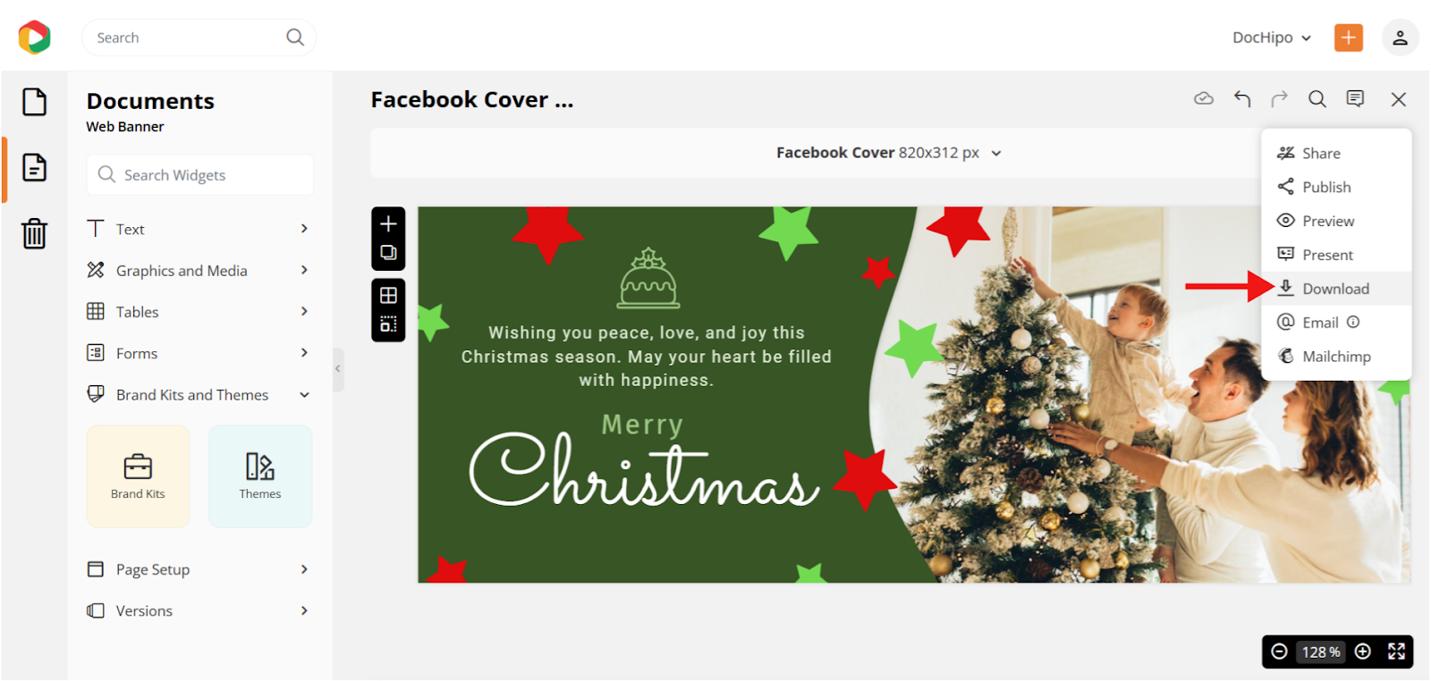 Christmas Facebook Cover download