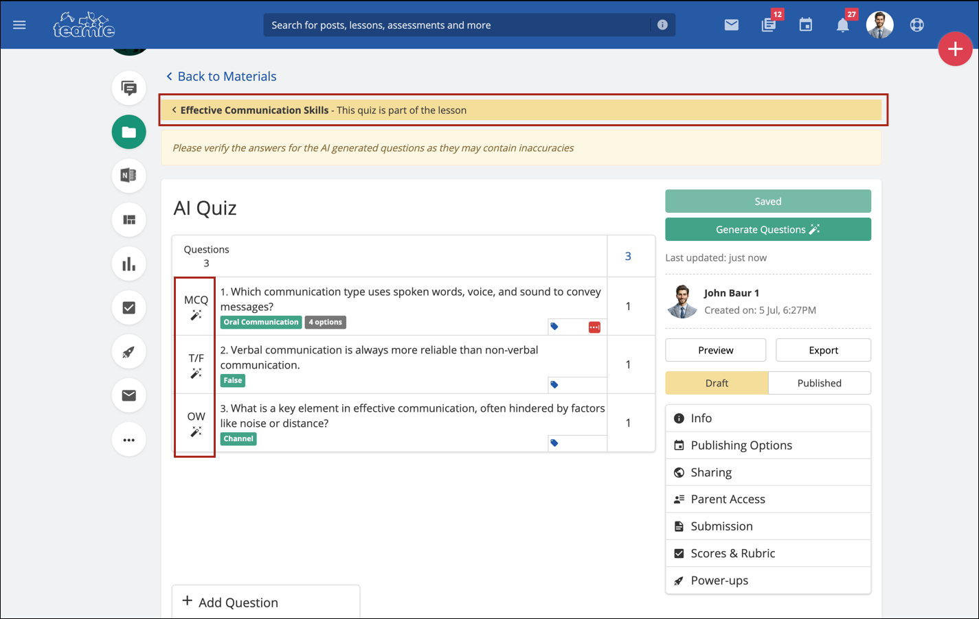 AI Quiz