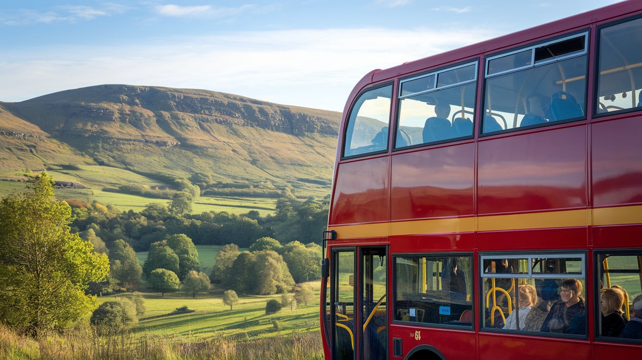 Travelby Bus to Duncarron From Edinburgh Scotland