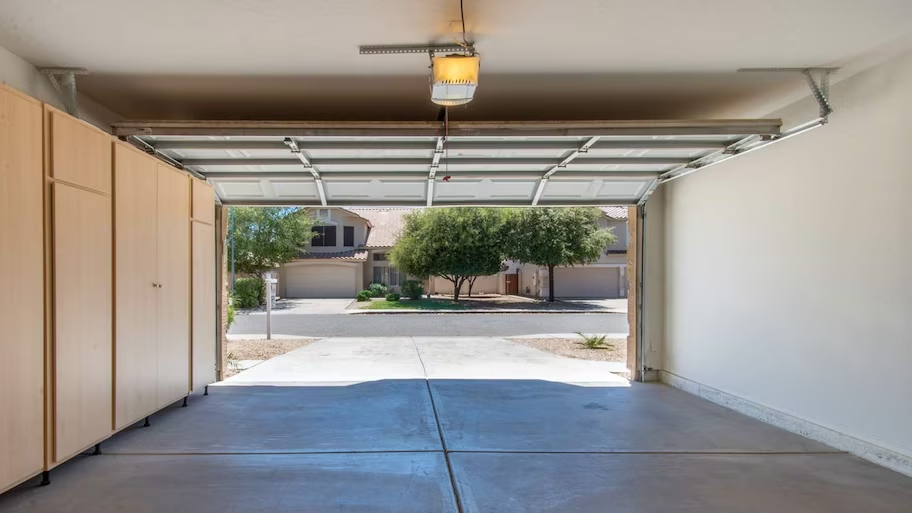 open garage door manually from outside