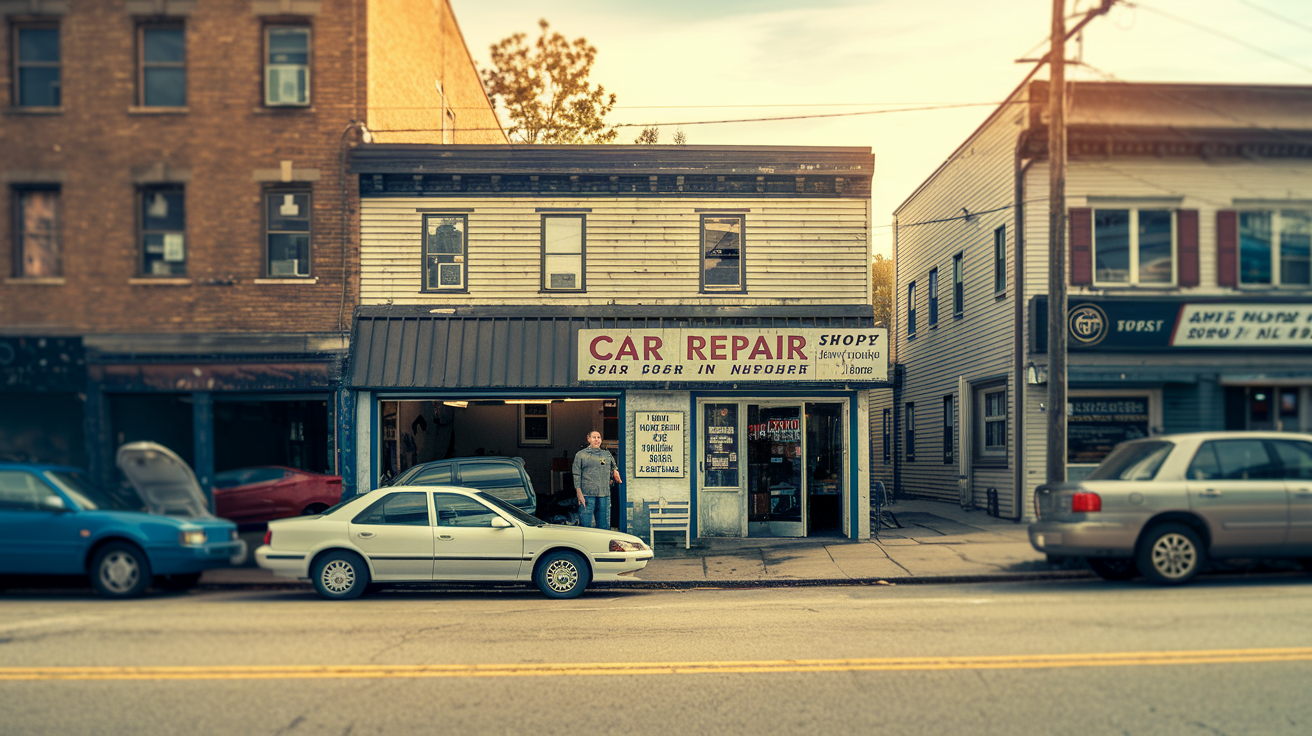 Car Repair Shop in Smithville New York on Newark Avenue
