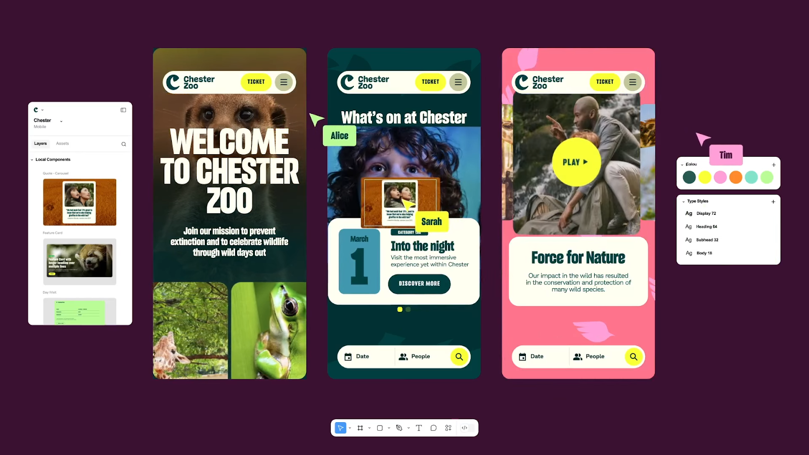 Image from the Chester Zoo's Branding: A Force for Nature article on Abduzeedo