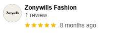 Service review from client zonywill fashion