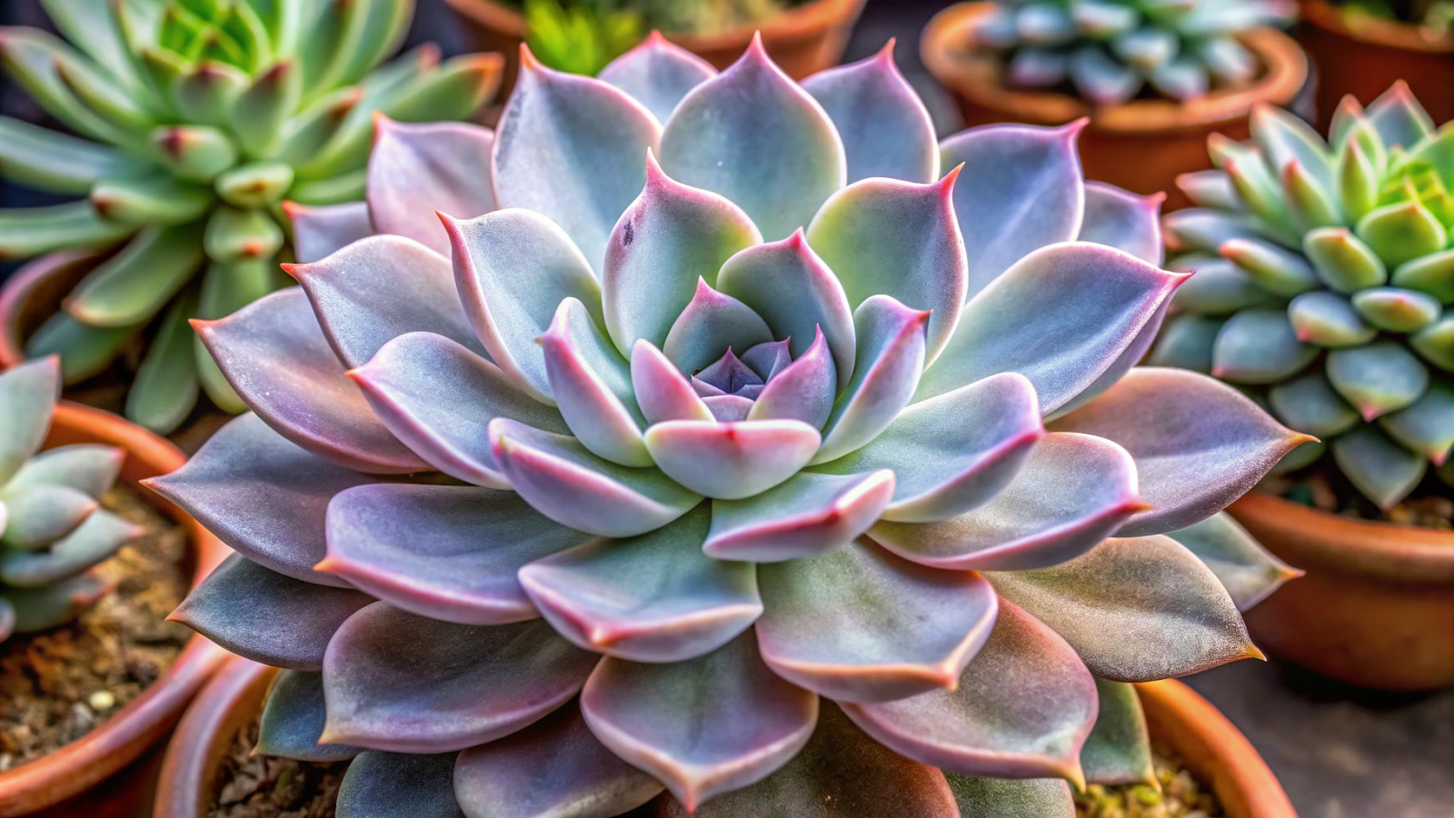  Suculenta Fantasma (Graptopetalum paraguayense)