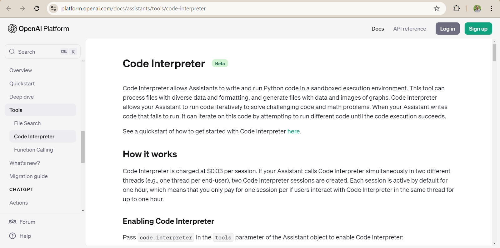 Code Interpreter