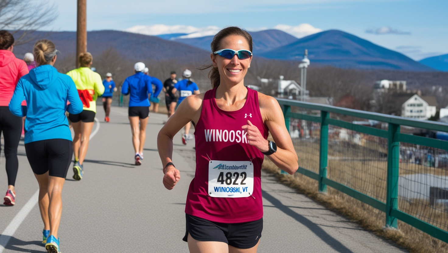 Elizabeth Lacherite Running Winooski VT