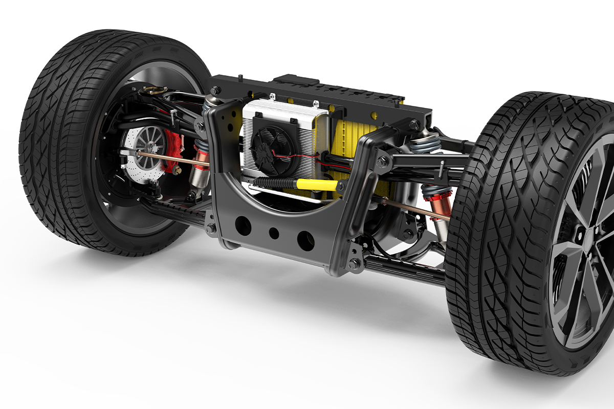 Double wishbone suspension is used in the front of most sports cars