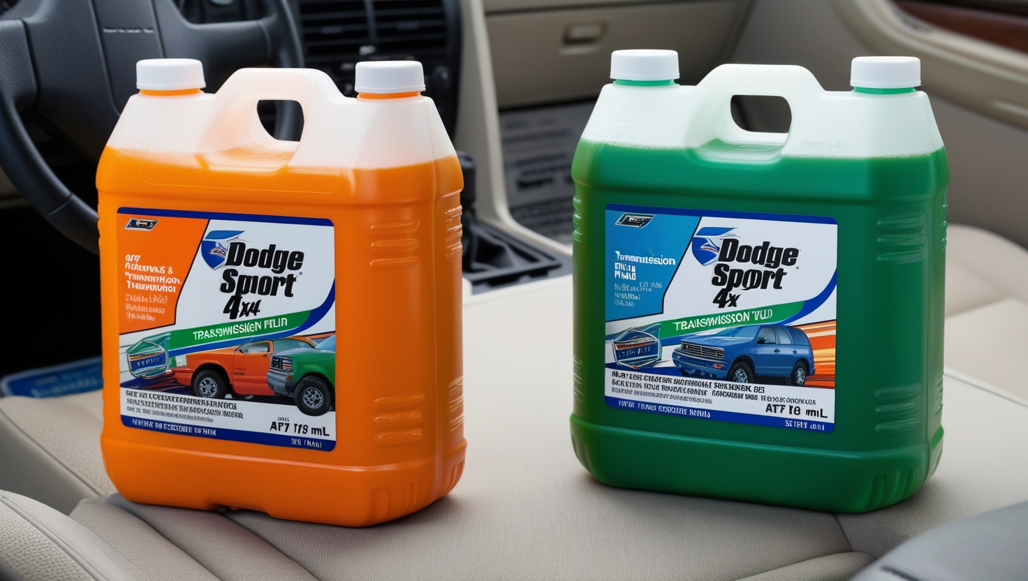 97 Dodge Sport 4x4 transmission fluid orange or green