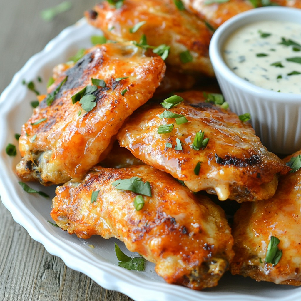 Buffalo Ranch Chicken Wings
