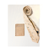 MENS CREME COLOR TIE AND LEATHER PURSES