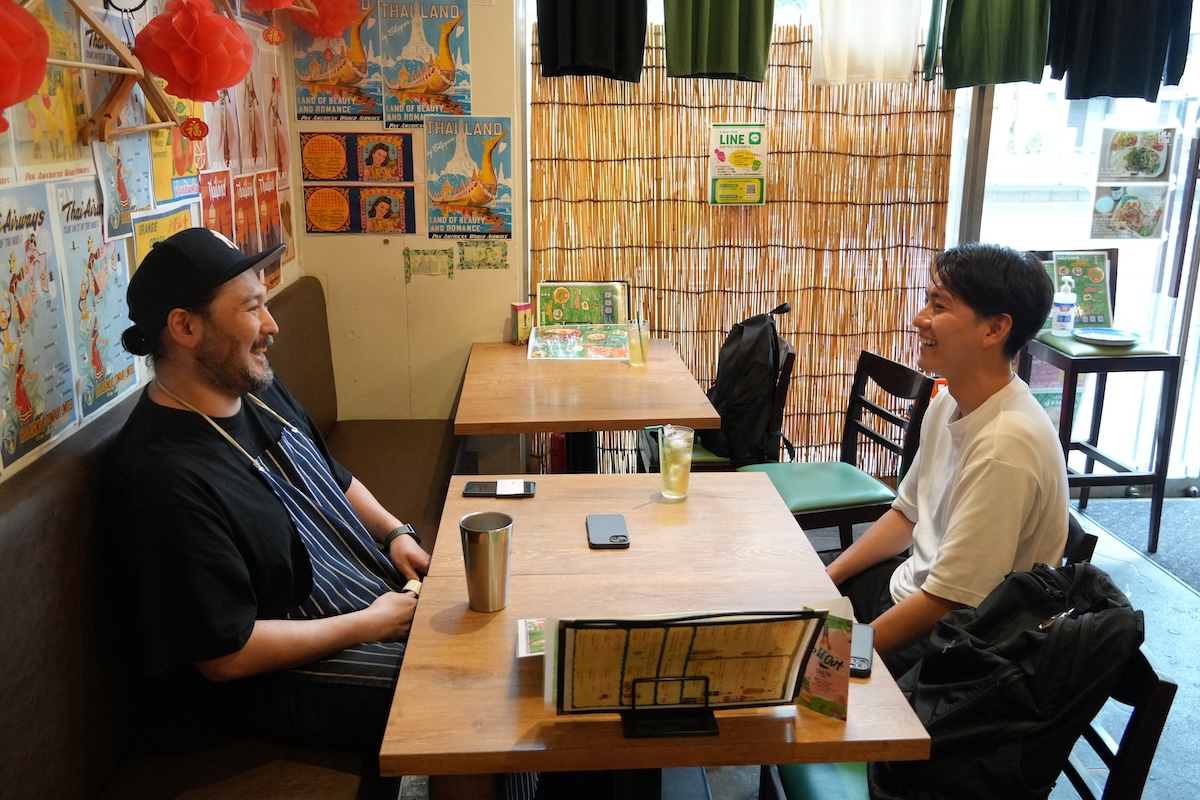 LaLa Chaiオーナーの中山さんとの対談様子②