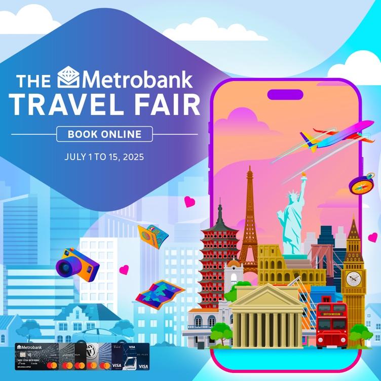 Manifest that dream trip with your Metrobank credit card