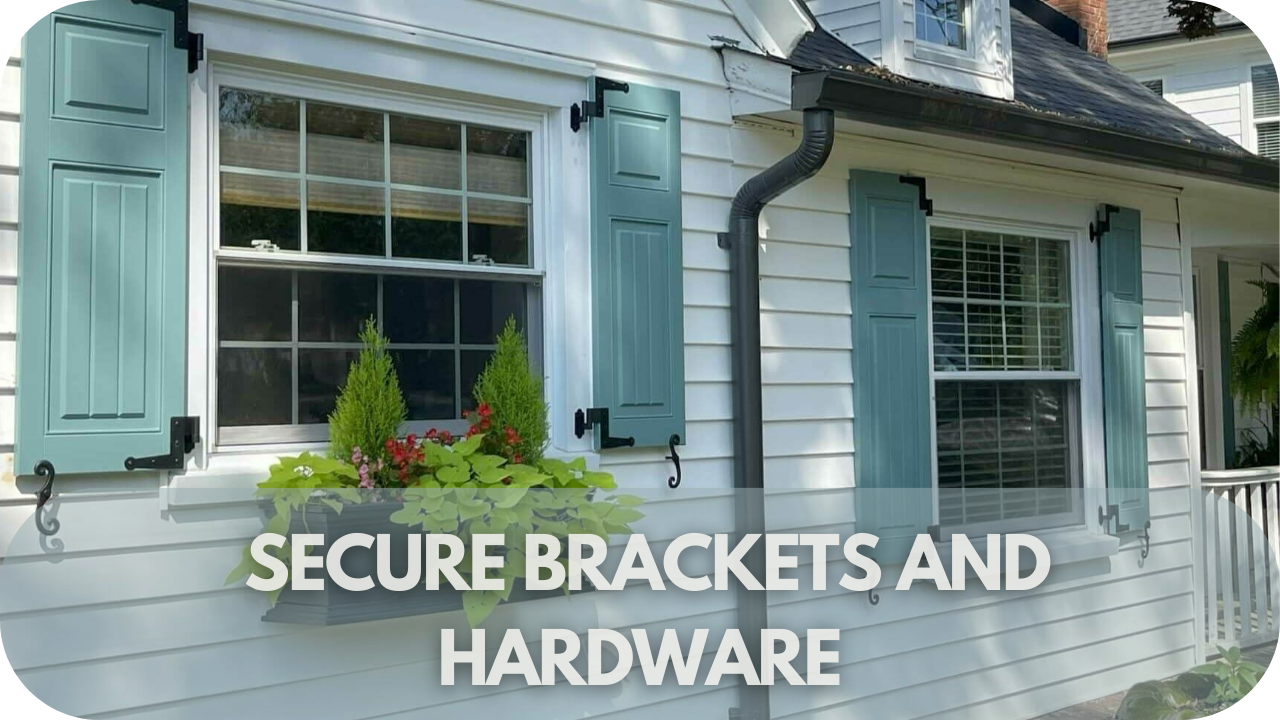 Secure brackets and hardware