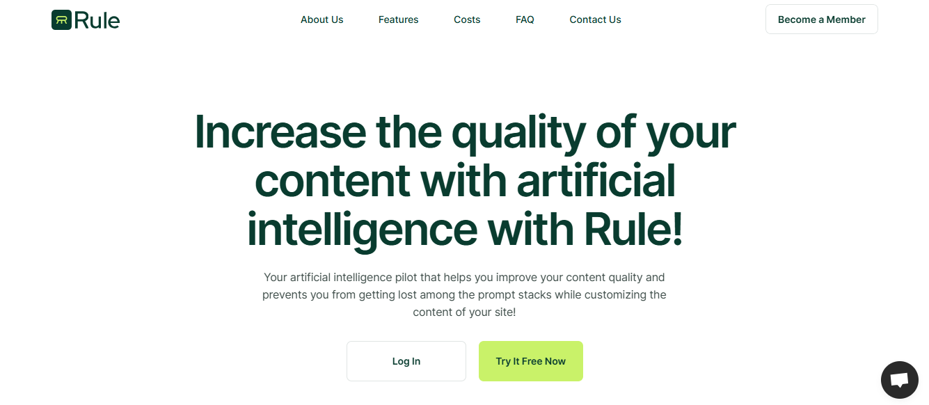 Best AI Tools in 2025 - Screenshot of Rule AI