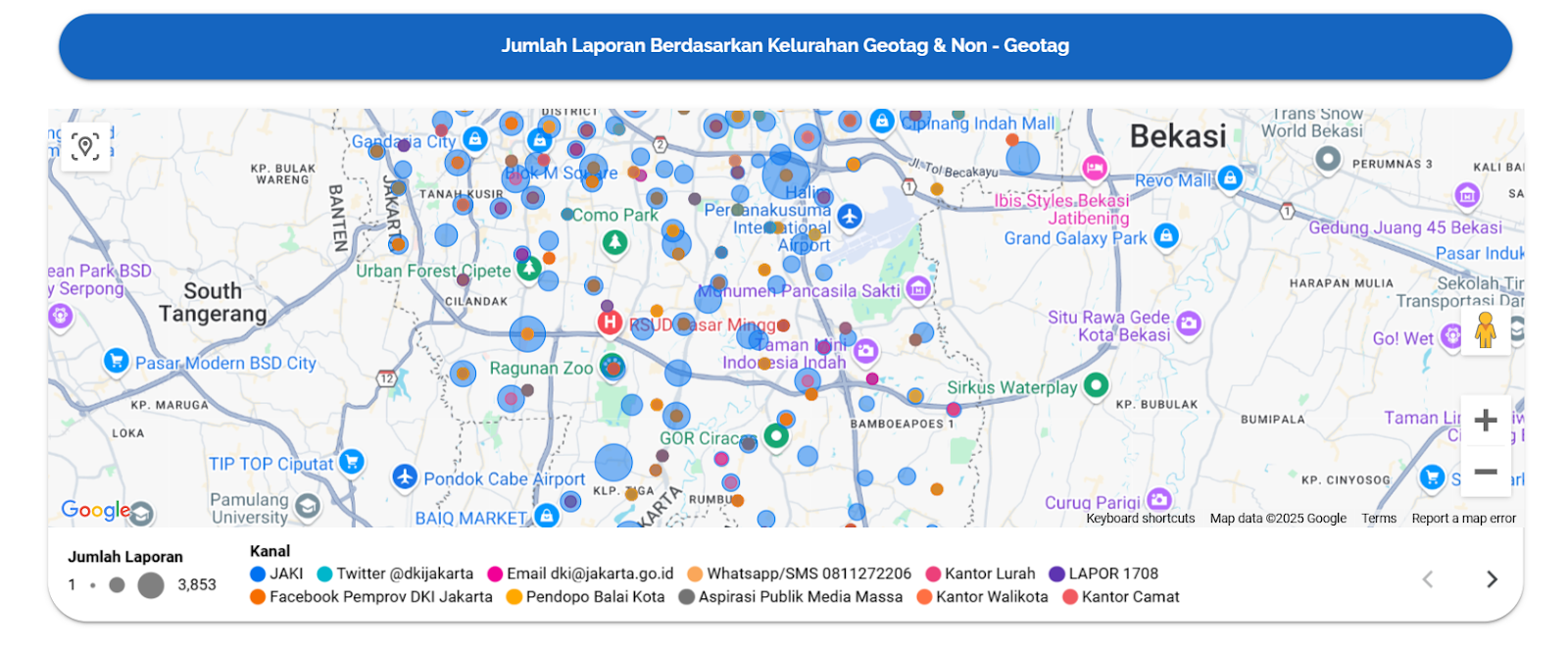 Kaleidoskop CRM 2024: Peta Laporan Berdasarkan Kelurahan