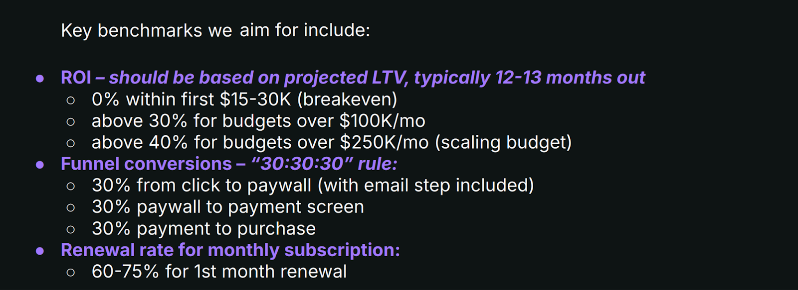 web monetization benchmarks