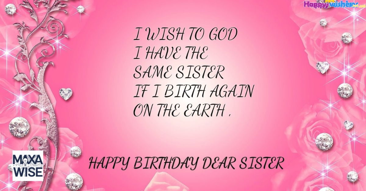 Birthday Prayer for My Sister