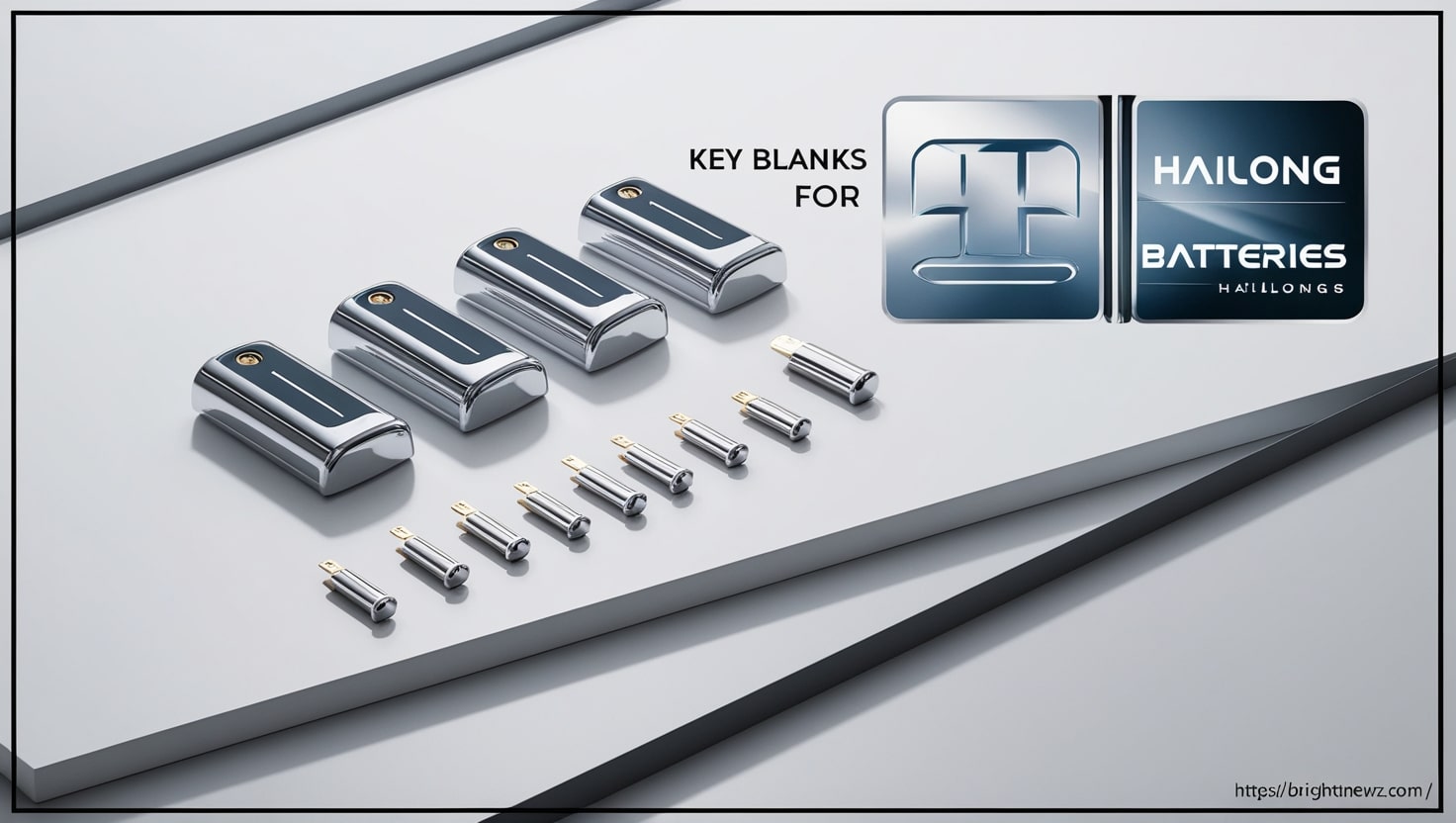 Key Blanks for H Hailong Batteries