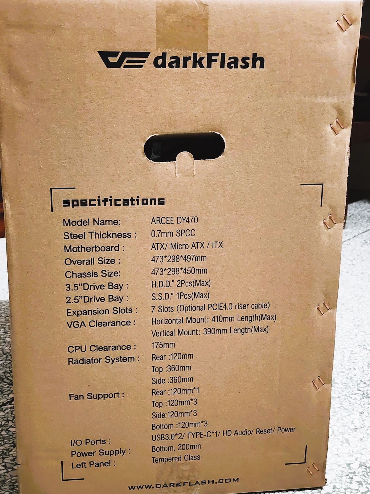 【心得】鑽石璀璨美麗大飛DarkFlash 機殼DY470 