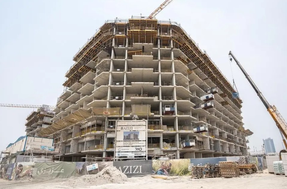 Beach Oasis by Azizi Developments Reaches 40% Construction Completion Milestone