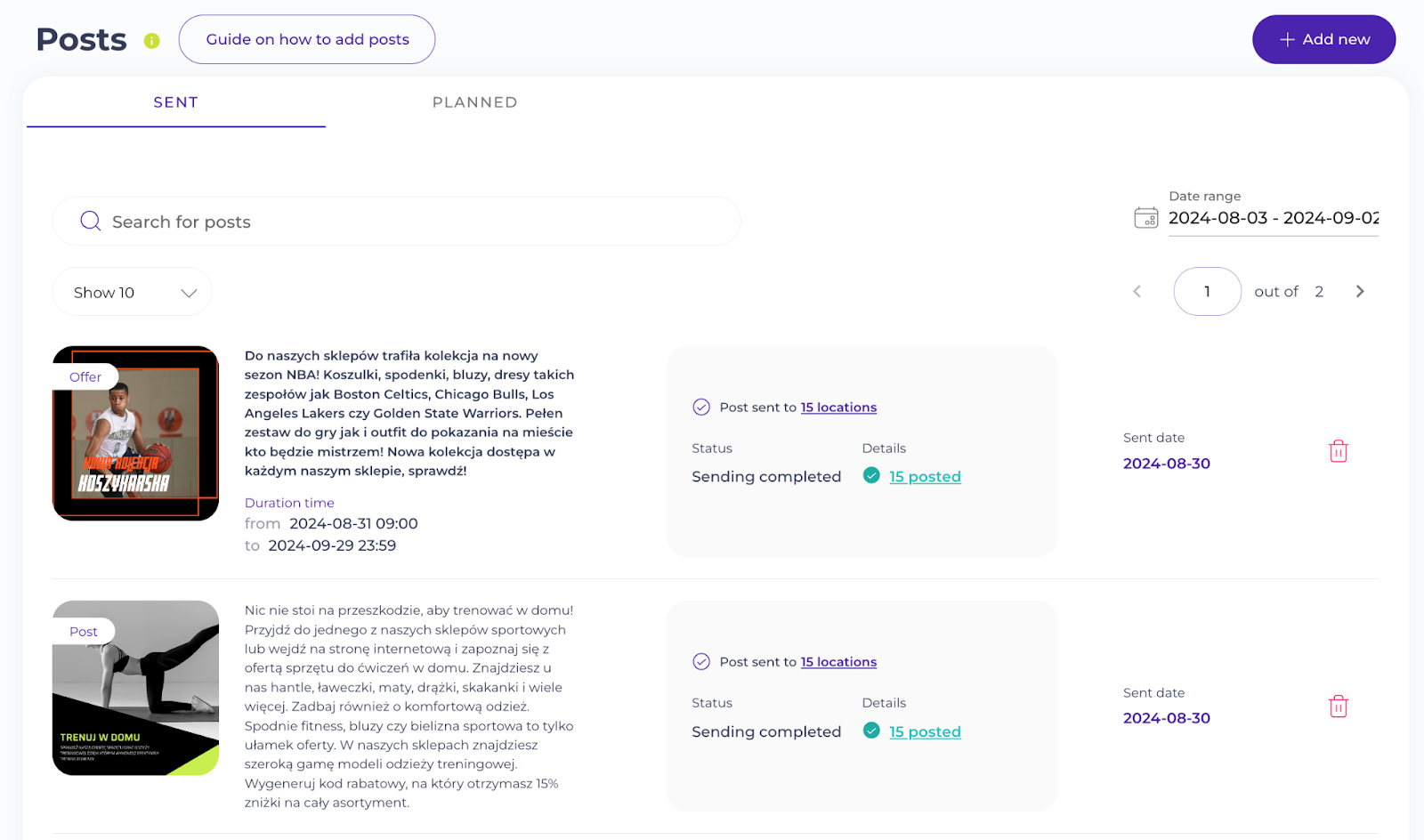 increase sales by publishing posts regularly