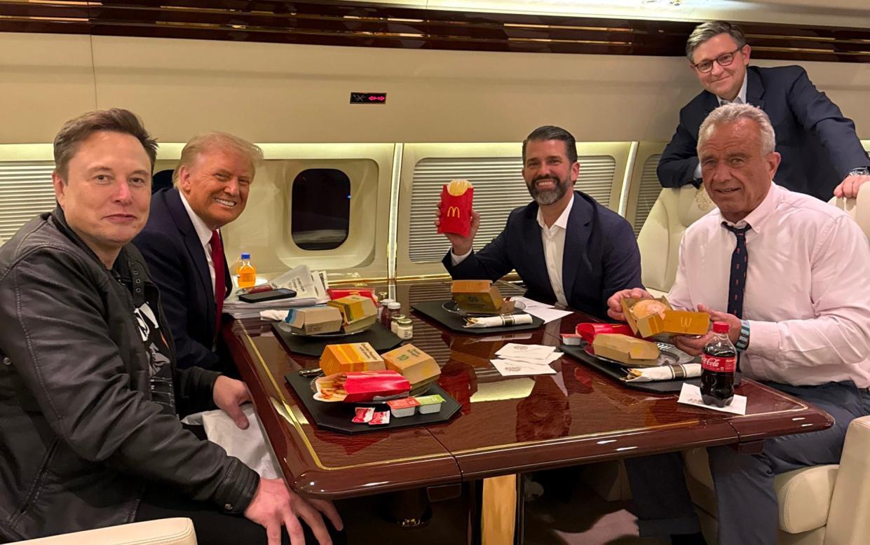 Trump gives RFK Jr McDonald's 'poison' to eat on private plane