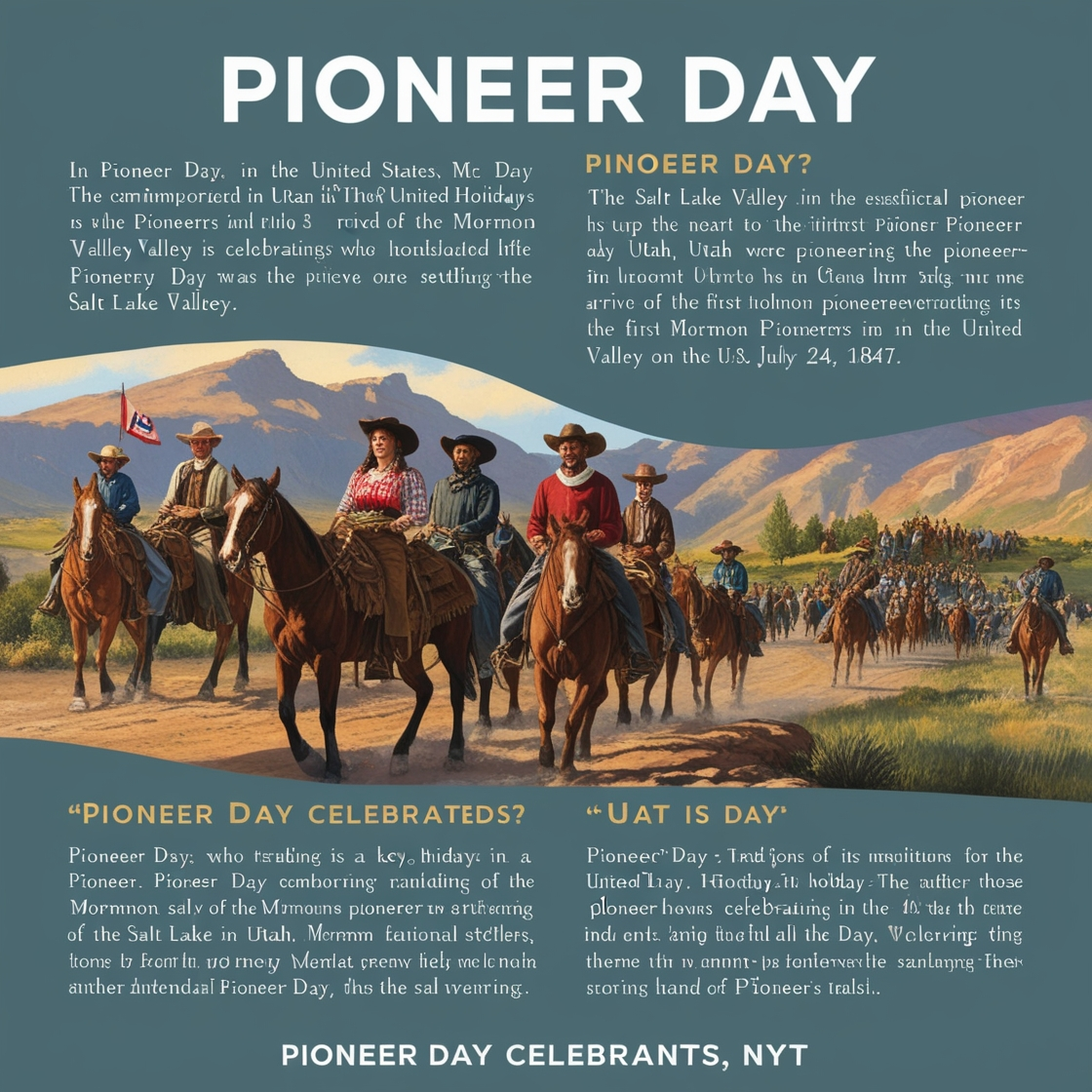 Pioneer Day celebrants nyt
