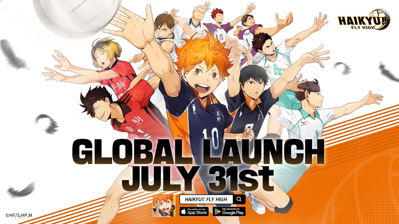 Global Version of "HAIKYU!! FLY HIGH" Launches on July 31, 2025  —The Mobile Game Based on the "HAIKYU!!" Anime!