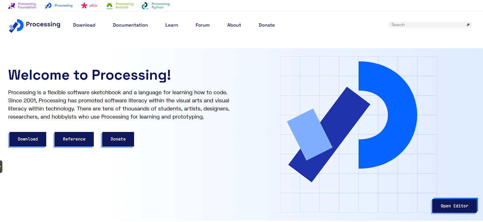  Processing Homepage