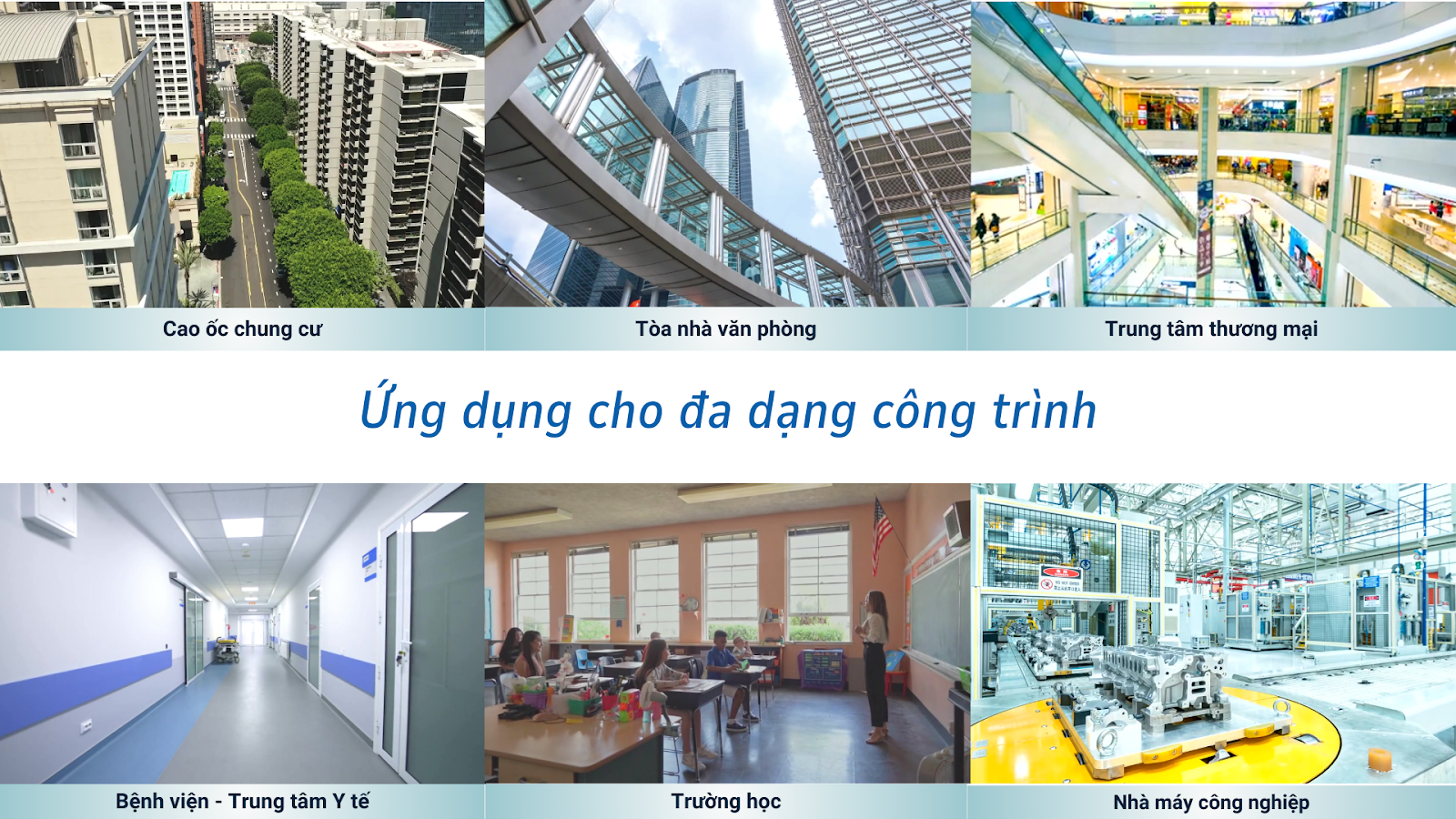 Đầu phun tiêu chuẩn ứng dụng cho đa dạng công trình