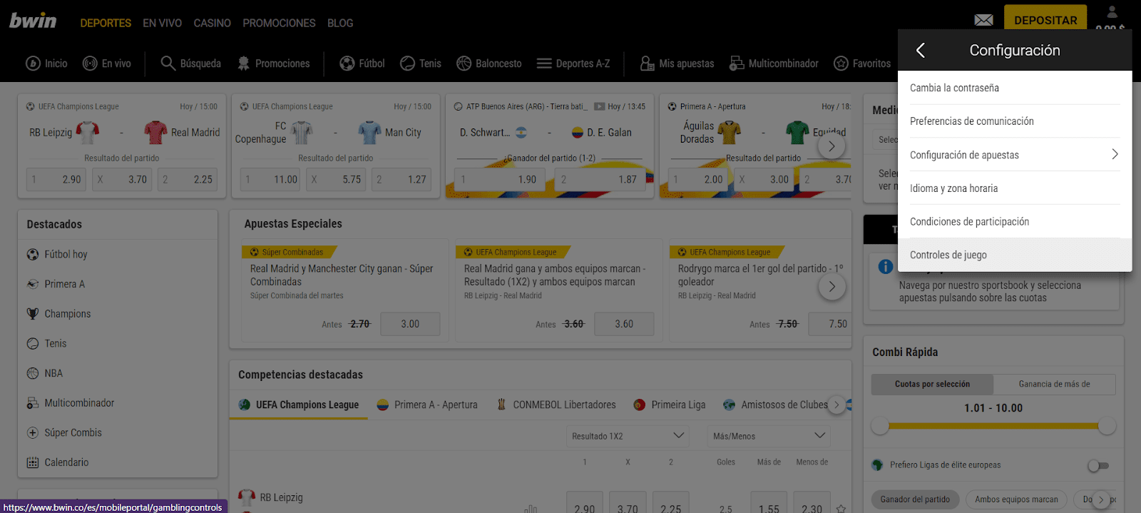 Bwin eliminar cuenta 3