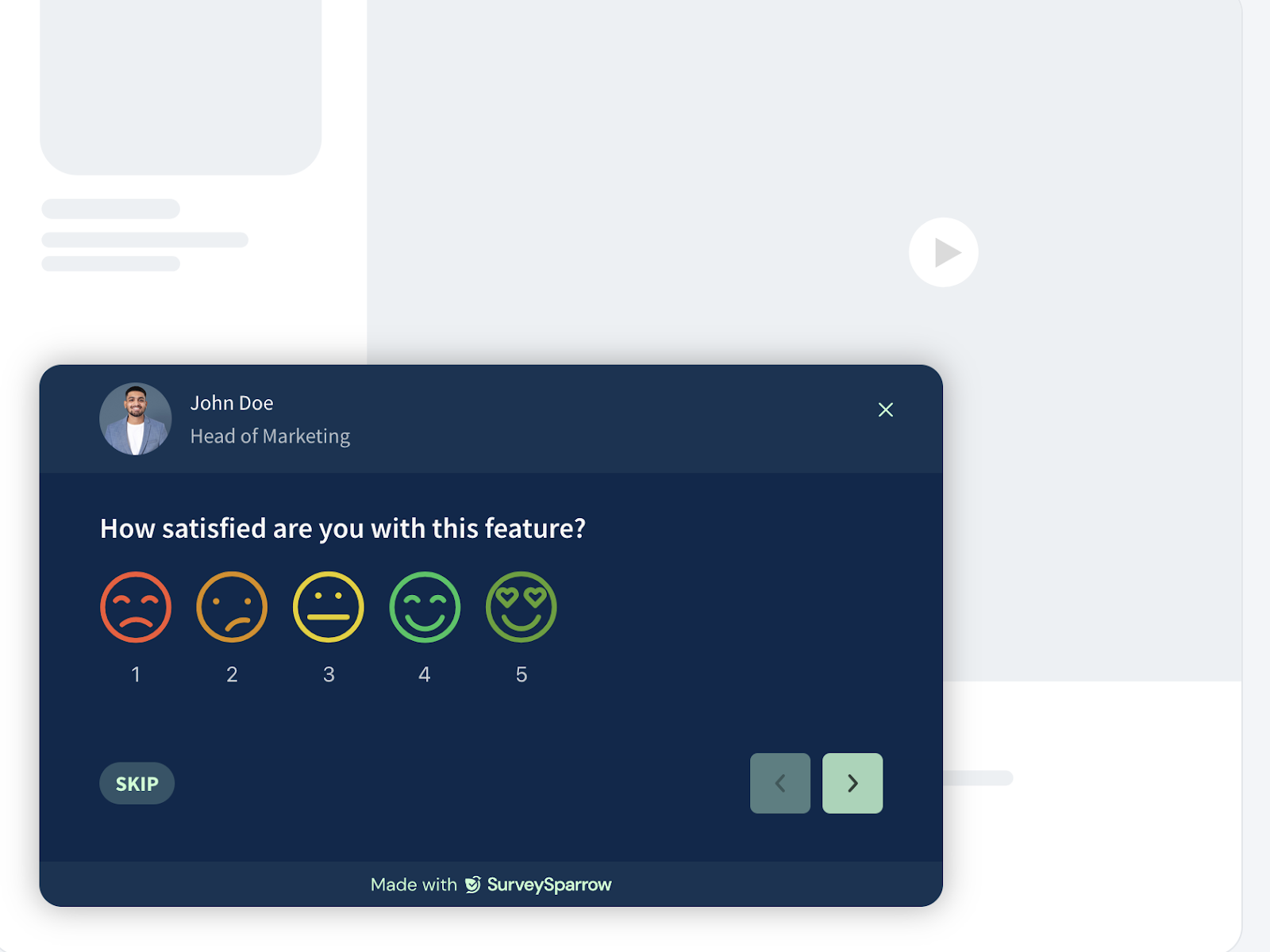 Feedback forms and suggestion boxes in Survey Sparrow