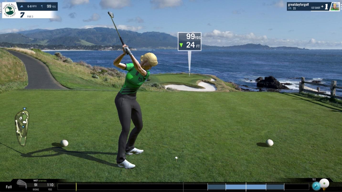 A wallpaper of WGT Golf, one of the best golf games for android