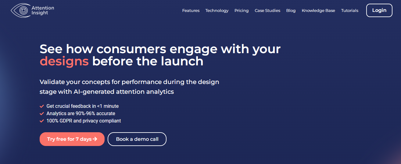 Attention Insight UX heatmap tools