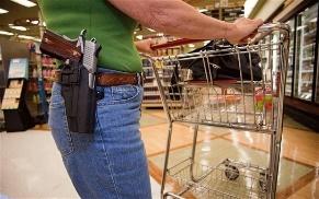 The right to bear arms - even in the supermarket