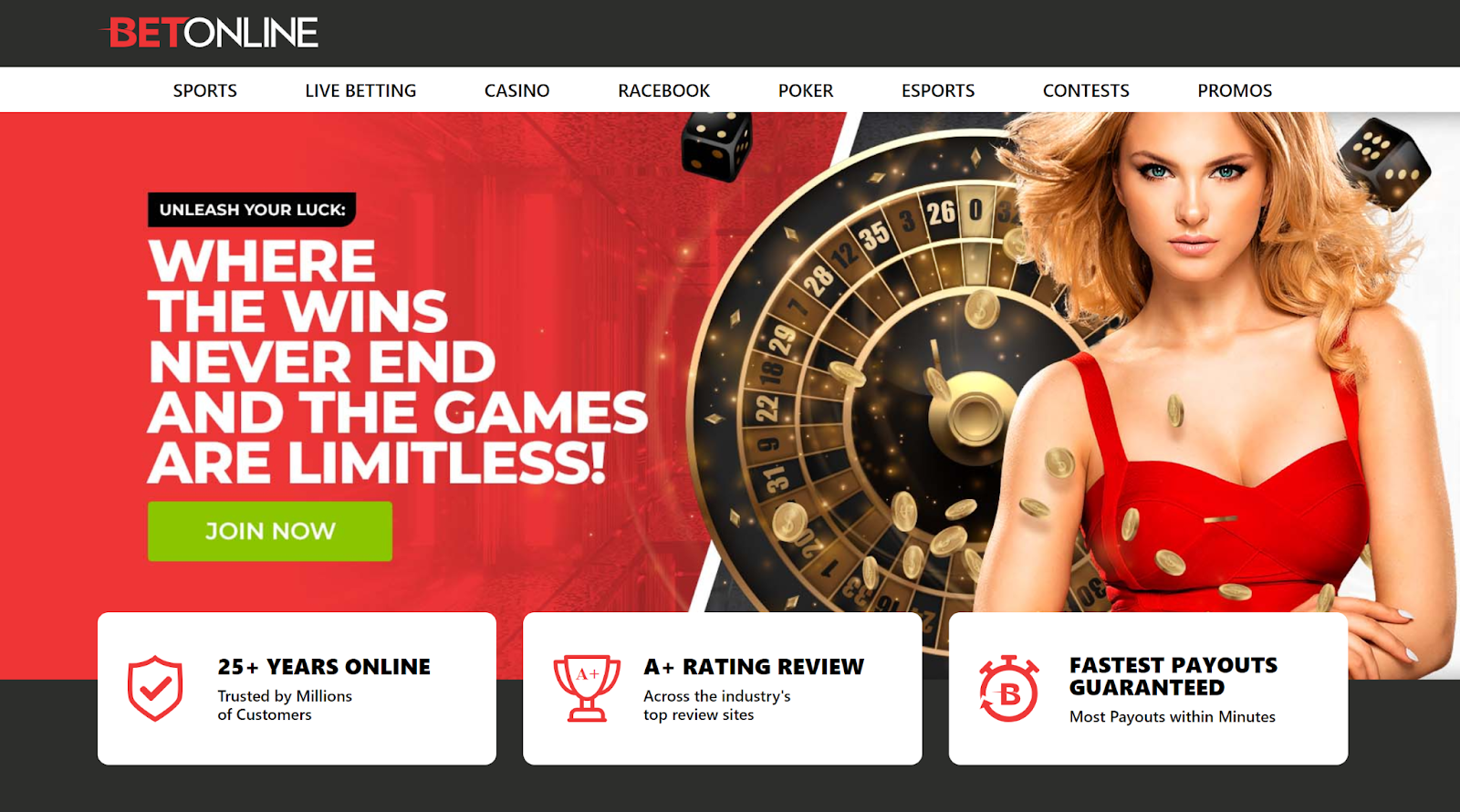 betonline best real money online casino