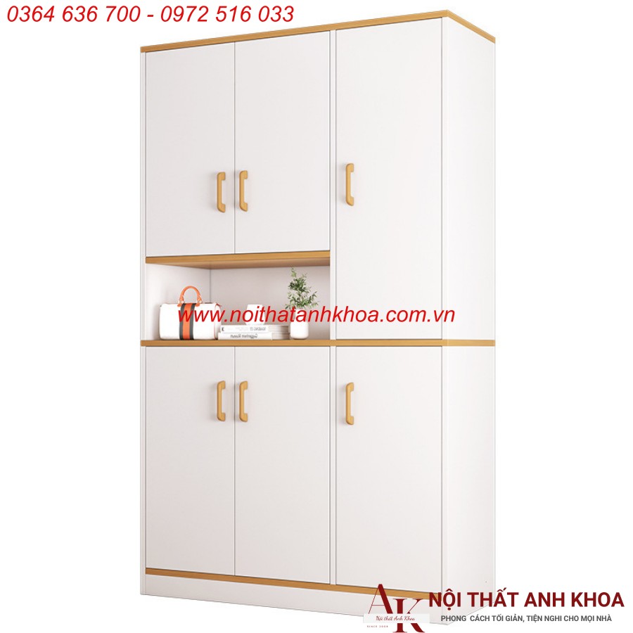 Tủ Giày Cao Kịch Trần Gỗ MDF Thiết Kế Hiện Đại