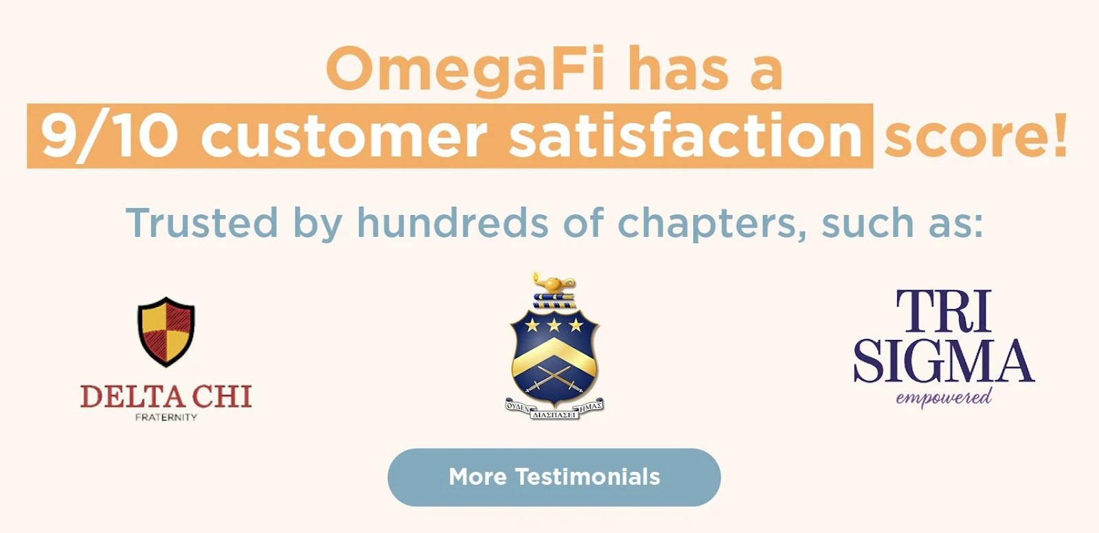 Click here to learn why OmegaFi has a 9/10 satisfaction score with a no-pressure demo.