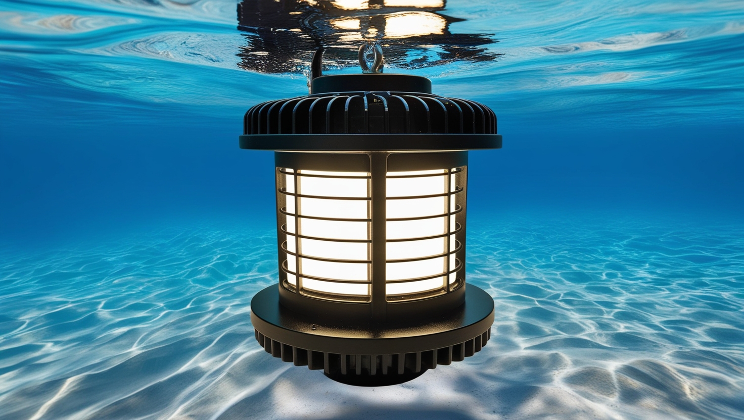 Submersible 6000K White Light Fixture for Bully Netting System