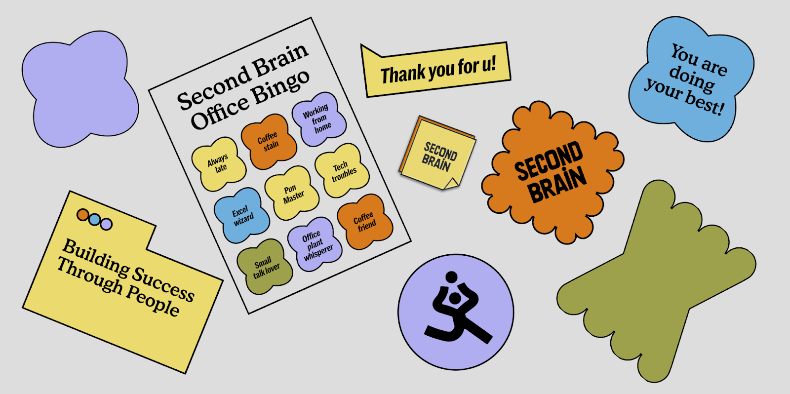 Image from the Unboring Branding: The Second Brain Identity article on Abduzeedo
