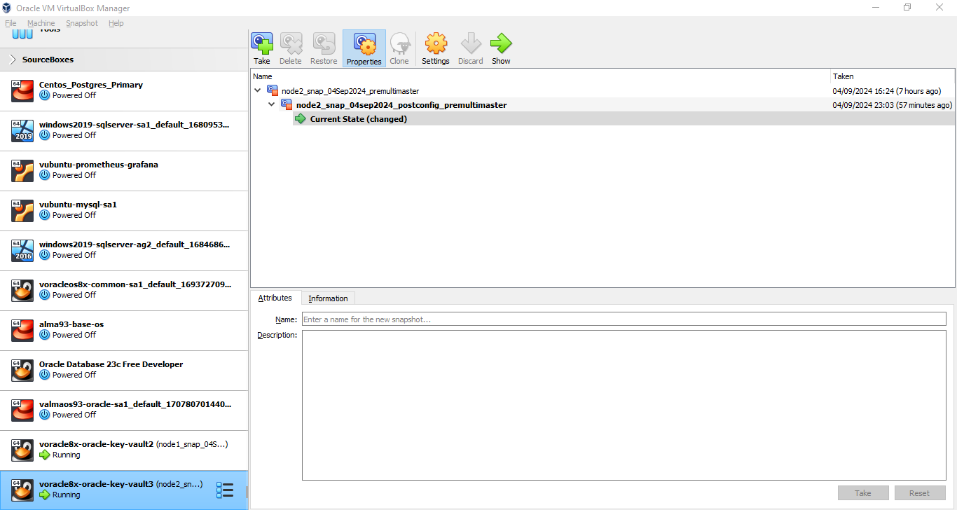 Oracle VM VirtualBox Manager