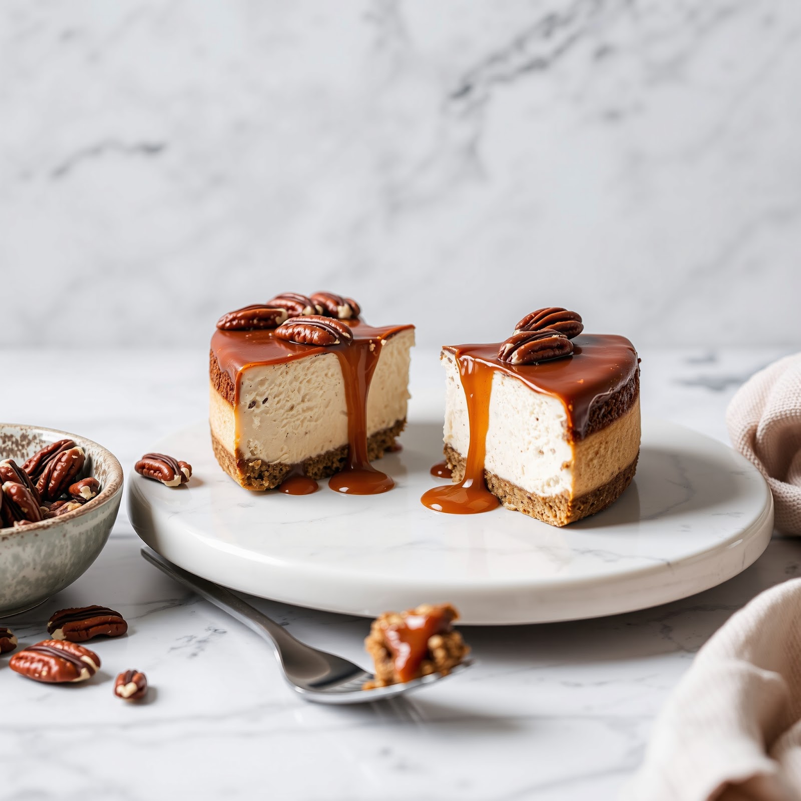 Caramel Pecan Cheesecake