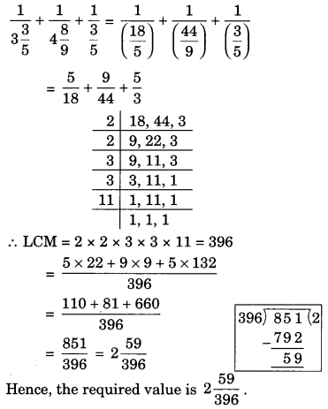 Fractions and Decimals Class 7 Extra Questions Maths Chapter 2 Q10.1